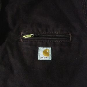 Carhartt Jacket Wine Colored Duckcloth